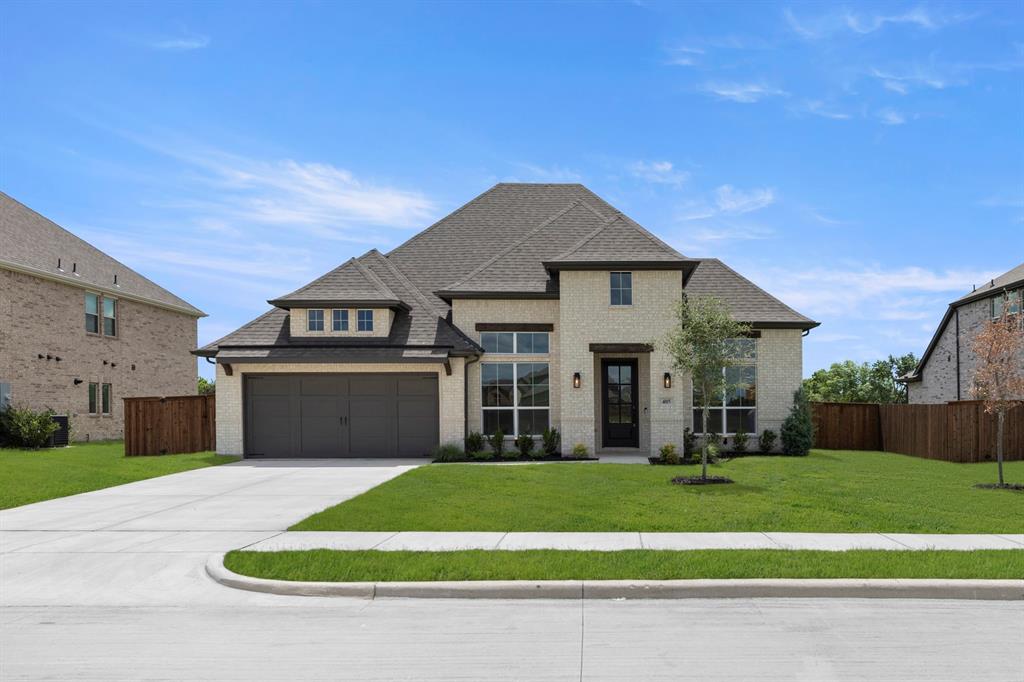 MLS# 21254191 - Built by Risewell Homes - Ready Now! ~ This beautifully designed white-brick home in Lover’s Landing offers 2,622 square feet of thoughtfully crafted living space with a bright, open layout and 10-foot ceilings throughout. The kitchen, dining, and family room flow seamlessly together, anchored by a striking 6-foot electric fireplace with a wood beam mantle. With 4 spacious bedrooms, 2.5 baths, and a private study, the layout provides flexibility for both everyday living and entertaining. The oversized backyard and large covered patio create an inviting outdoor retreat, perfect for relaxing evenings or hosting family and friends. Elevated finishes, including hardwood flooring in the main living areas and abundant cabinetry for added storage, complete this home’s blend of comfort, style, and functionality.