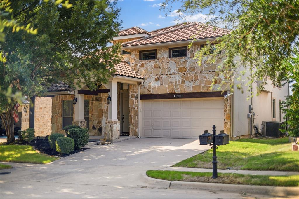 Welcome to this stunning Mediterranean-inspired residence in the highly desirable Settlement at Craig Ranch, where timeless architecture and mature tree-lined streets come together to create the perfect place to call home. Featuring 5 spacious bedrooms, 3.5 bathrooms, and multiple living and entertaining areas, this maintained home offers the ideal blend of comfort and functionality. Captivated by the impressive curb appeal and complete with mature trees, a welcoming covered front porch, and classic Mediterranean architecture. Step inside to a two-story foyer with soaring ceilings that create a grand first impression, while rich hardwood flooring flows throughout the main living areas. The updated kitchen serves as the heart of the home, featuring freshly painted cabinetry, beautiful granite countertops, stainless steel appliances, a large center island, abundant cabinetry, and a spacious walk-in pantry. The first-floor primary suite provides a peaceful retreat with a generous walk-in closet and convenient access to the utility room. Upstairs, you'll find spacious secondary bedrooms along with multiple living spaces, including a dedicated media room, giving everyone room to relax, work, or play. Step outside to your own private backyard oasis featuring a sparkling Mediterranean-style pool, creating the perfect setting for summer gatherings. Additional highlights include three separate living areas, oversized bedrooms, abundant storage, quality finishes throughout, and a layout designed to accommodate both growing families and those who love to entertain. Ideally located in the heart of Craig Ranch, residents enjoy convenient access to shopping, dining, entertainment, major highways, and both DFW International and Dallas Love Field airports. Combining outstanding curb appeal, generous living space, and an exceptional location, this beautiful home offers an incredible opportunity to own one of the area's most desirable properties. Schedule your private showing today.