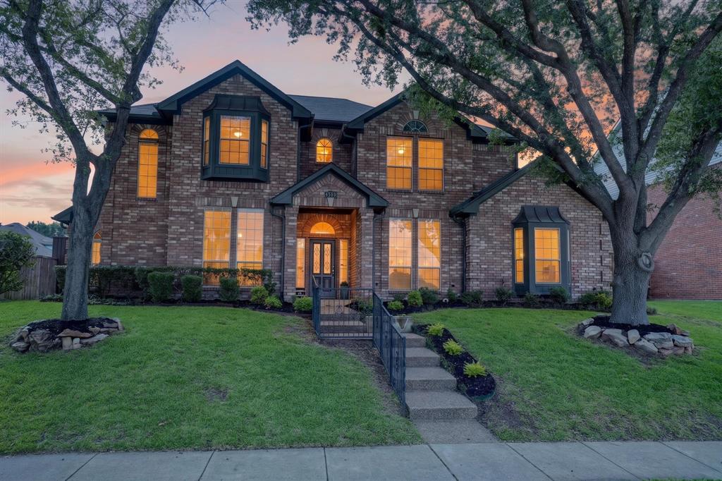 Welcome to your private backyard oasis in the highly sought-after Rockwall ISD, just minutes from the shores of Lake Ray Hubbard! This beautifully updated 4-bedroom, 3 full bath home offers over-the-top space, style, and functionality with multiple living and dining areas, a dedicated home office or bonus room, and a resort-style backyard designed for entertaining.

Step inside to discover fresh interior and exterior paint, new flooring throughout, updated lighting and plumbing fixtures, and a bright, open layout that feels both spacious and inviting. The completely refreshed kitchen is the heart of the home, featuring stunning granite countertops, white shaker cabinetry, stainless steel appliances, a center island, breakfast bar, and abundant storage—perfect for everyday living and hosting family gatherings.

The impressive main living room showcases soaring ceilings, a cozy fireplace, and a dramatic wall of windows overlooking the sparkling gunite swimming pool, creating a seamless indoor-outdoor living experience. Upstairs, enjoy a peek-a-boo view of Lake Ray Hubbard and flexible living space ideal for a game room, media room, or second family room.

Outside, your backyard retreat awaits. Relax under the covered patio, entertain beneath the charming wood pergola, or cool off in the sparkling pool surrounded by a high metal privacy fence that provides both security and seclusion.

Ideally located near shopping, dining, parks, marinas, major highways, and top employment corridors, this move-in-ready Rowlett home combines the best of lake-area living with the award-winning schools of Rockwall ISD. Opportunities like this are rare—schedule your private showing today and experience everything this exceptional property has to offer.