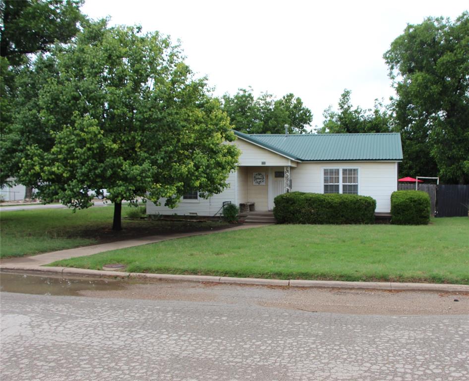 Charming 4-bedroom, 2-bath home on a corner lot with beautiful pecan trees. Conveniently located across from the elementary school and features extra covered parking with plenty of space for RV or vehicles.  This house is well-maintained home with modern updates and pride of ownership throughout.