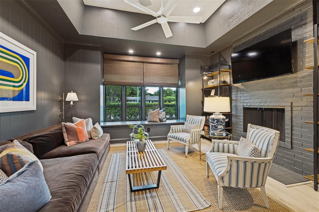 Near Preston Hollow, this thoughtfully updated residence blends timeless character with curated designer finishes and modern functionality. Every space has been enhanced with elevated materials, smart home features, and custom details throughout, creating a home that feels refined yet highly livable.

Natural light fills the interiors through Low-E double-pane windows, complementing warm tones, updated lighting, and custom window treatments. The living spaces offer an inviting flow with layered textures, built-ins, and tailored details that create a sophisticated yet comfortable atmosphere throughout the home.

The kitchen is a standout with an imported British Racing Green AGA Classic eR7 range featuring multiple ovens and cast-iron cooking surfaces, paired with a fully integrated JennAir RISE refrigerator, professional-grade Kraus sink, Touch2O faucet, and custom pantry organization system. Visual Comfort lighting, designer hardware, and thoughtful storage solutions elevate both style and functionality.

Additional upgrades throughout the home include Phillip Jeffries and Schumacher wallcoverings, Farrow & Ball painted interior doors, crystal hardware, smart locks, Nest thermostats and detectors, Ring cameras, LED Halo lighting, and Alexa-integrated smart vents. Major system improvements include a new water heater, updated air handling system, insulation, plumbing updates, and copper electrical improvements in the kitchen.

Ideally positioned near Preston Royal, NorthPark Center, ESD, St. Mark’s, and major thoroughfares including the Dallas North Tollway and Central Expressway, the location offers convenient access to premier shopping, dining, and everyday amenities while maintaining a quiet residential setting.