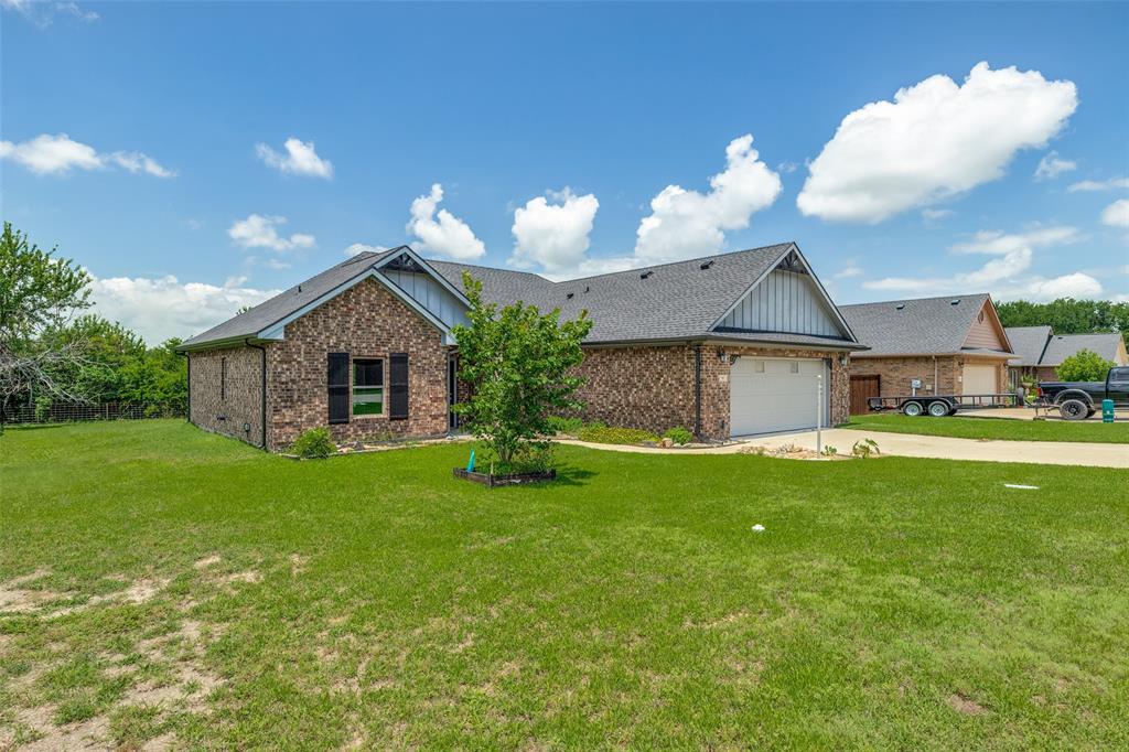 Welcome home to this charming 3-bedroom, 2-bath residence in the heart of Trenton, Texas. Designed for comfortable everyday living, this home features an inviting open-concept floor plan that seamlessly connects the living, dining, and kitchen areas, creating the perfect space for entertaining and gathering with family and friends.
Stained concrete floors provide both style and durability throughout the main living areas, while an abundance of windows fills the home with natural light, creating a bright and airy atmosphere. The oversized primary suite offers a peaceful retreat with plenty of room to relax and unwind.
Step outside to enjoy the large backyard, offering endless possibilities for outdoor living, gardening, pets, or play. With its functional layout, abundant natural light, and spacious outdoor space, this Trenton property is ready to welcome you home.