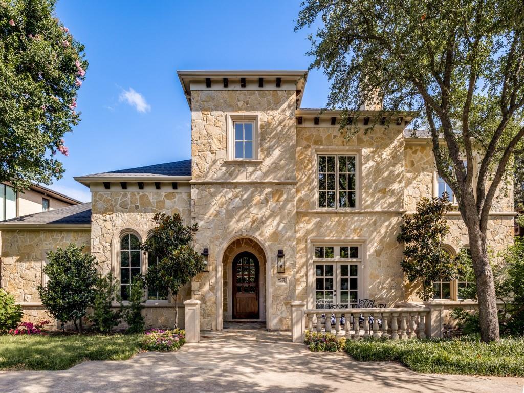 In the heart of Preston Hollow on one of its most coveted, tree-lined streets, this
gorgeous Santa Barbara-style residence blends timeless architecture with modern
luxury. Just a short walk to Saint Marks, upscale shopping, and favorite neighborhood
restaurants, the home offers an unmatched combination of beauty and convenience.
Built in 2004 on an expansive 83’ x 146’lot, the home features five bedrooms, six
baths, and an attached three-car garage. The primary suite is thoughtfully located on
the first floor, along with a private guest suite, creating ideal flexibility for hosting or
multigenerational living.
Inside, rich architectural details shine – two stone fireplaces, a stunning library, and a
temperature-controlled wine cellar elevate the home’s warm, sophisticated
character. The beautifully updated chef‘s kitchen open seamlessly to the inviting den,
where walls of windows frame views of the sparkling pool with waterfall features,
creating a true indoor-outdoor retreat.
This exceptional property captures the essence of Santa Barbara living in one of
Dallas’s most prestigious neighborhoods.