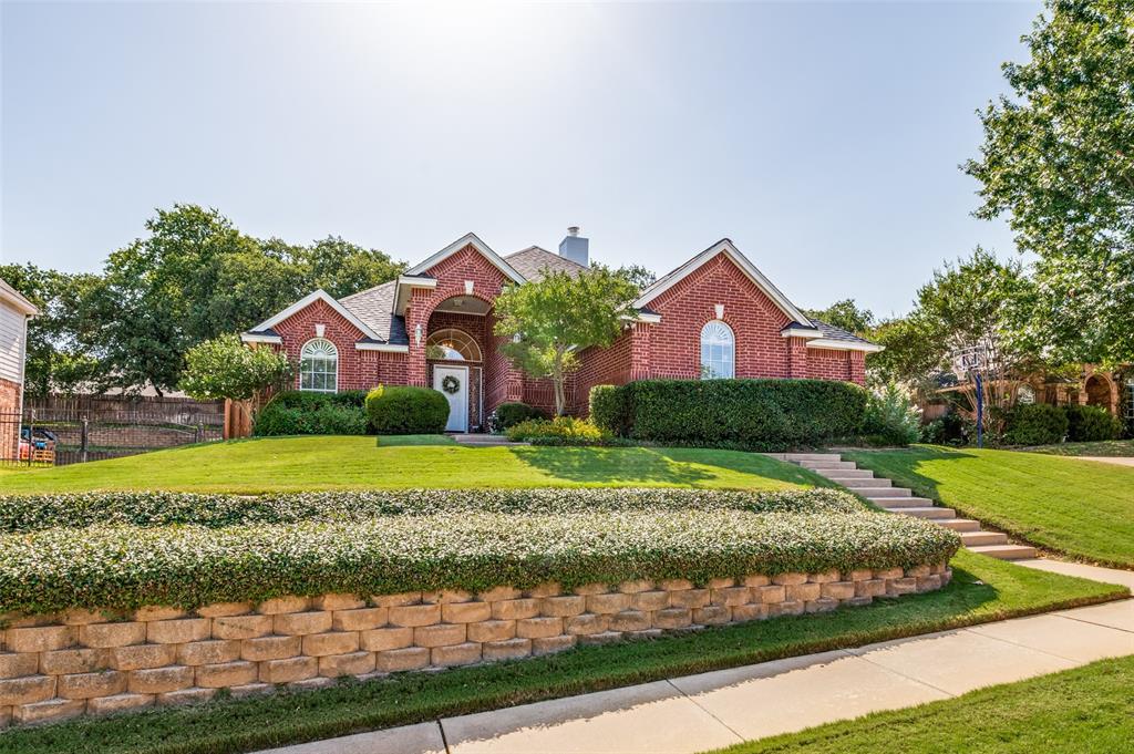 Custom-Built Single-Story Home in a Sought-After School District

This impeccably maintained custom-built, single-owner residence showcases thoughtful updates and timeless design throughout. The interior has been freshly repainted, features replaced flooring, and includes remodeled cupboards and updated lighting that bring a modern, refined feel to every room. The home offers 4 bedrooms, each with its own walk-in closet, arranged in a desirable split-style layout for comfort and privacy.

The kitchen is finished with granite countertops and opens to bright, inviting living areas enhanced by an abundance of natural light and expansive windows overlooking the backyard oasis. The main living area features a gas-starter fireplace and gas heating, adding warmth and efficiency to the home. Flooring includes wood-like ceramic tile in main areas and carpet in the bedrooms for a balanced blend of style and comfort.

The primary suite offers a spacious retreat with a double vanity, separate tub and shower, and generous storage. Outdoors, enjoy a private backyard complete with a gunite pool, manicured landscaping, full sprinkler system, and rain gutters, creating a well-maintained and serene environment ideal for relaxation or entertaining.
Added notations are the formal dining room can be used as a study and the 4th bedroom is ideally situated to be transformed into a gameroom overlooking the pool and backyard oasis.  Additionally, the garage is oversized and there is abundant floored attic storage.

Additional upgrades include a Class 4 roof replaced in 2025, providing durability and peace of mind. Perfectly situated in a sought-after school district with easy access to major highways and shopping, this single-story gem blends modern updates, outdoor enjoyment, and everyday convenience in one exceptional property.