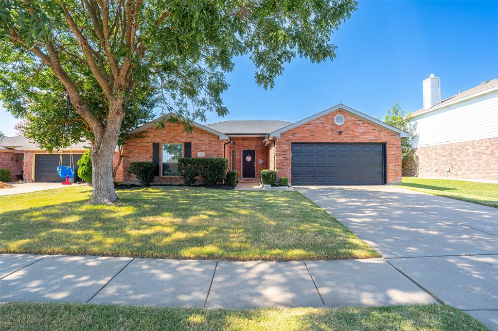 Welcome to 424 NE Murphy Rd in Burleson! This well-maintained 3-bedroom, 2-bath home offers a functional single-story layout in a convenient location near Old Town Burleson, shopping, dining, schools, and everyday amenities. The spacious floor plan features an inviting living area, open dining space, and a private primary suite designed for comfortable everyday living. Recent updates include a roof replaced in 2025 and an HVAC system replaced in 2022, providing added value and peace of mind. The backyard offers plenty of space with a shed to relax, entertain, or personalize to fit your needs.
As an added bonus, the sellers are offering $2,000 in seller concessions that may be applied toward new carpet or buyer closing costs, subject to lender approval.