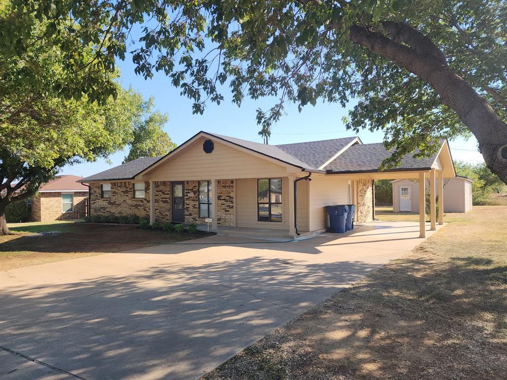 Corner lot in a well established neighborhood. Mature trees and conveniently located near shopping and restaurants. It offers 4 bedrooms and 2 baths, and 2 living areas. This open concept home has been recently updated including a new roof, exterior siding, gutters, new garage door with opener, new luxury vinyl plank flooring, remodeled bathrooms, lighting, cabinets, quartz countertops, and more. Theres plenty of parking between the extra large driveway, carport, and detached garage. The home is move in ready and priced to sell! Call to schedule your showing today!
