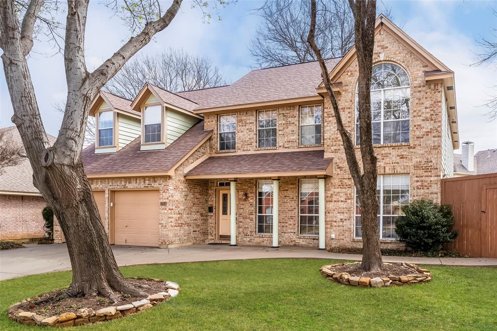 5-Bedroom, 3.5 bath Home with pool near Stovall Park – Wood, Boles, and Martin school district. Located in the desirable Hunter Bend neighborhood and surrounded by mature trees and lush landscaping, this stunning home offers incredible curb appeal and natural shade. Quiet location at the end of a cul-de-sac. The spacious split floor-plan features large bedrooms and more storage than you could imagine, making it perfect for comfortable living and entertaining. Inside, you’ll find an open layout with two expansive living areas, a formal dining room, and a cozy breakfast nook. Rich wood flooring flows throughout the main level, creating a warm and inviting atmosphere. The kitchen is designed for both style and functionality, complete with a large island and stainless steel appliances. The oversized primary suite is conveniently located on the main floor and boasts a private ensuite bath, jetted tub, and generous closet space. Upstairs, you’ll find four additional spacious bedrooms and two full bathrooms, offering plenty of room for family, guests, or a home office setup. Step outside to your private backyard oasis, featuring a sparkling pool, hot tub, fire pit, storage building, additional storage area, and patio—all shaded by mature trees and ideal for relaxing or entertaining. Conveniently located near Bad Königshofen Family Aquatic Center, top-rated schools, shopping, and dining, this home offers the perfect blend of space, comfort, and an unbeatable location. Quick possession is available
