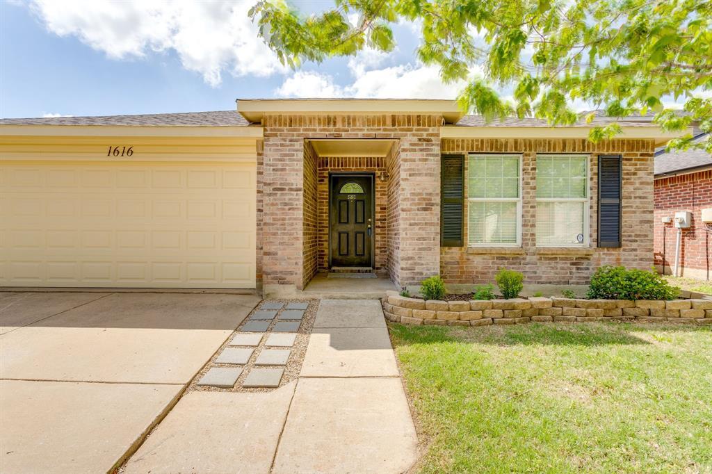 BACK ON MARKET DUE TO BUYER FINAINING FALLING THROUGH, NO FAULT TO PROPERTY. 
Welcome to 1616 Diamond Lake Trail, where comfort, functionality, and community come together. This inviting single story home offers a flexible front bedroom that’s perfect as a home office, guest room, or creative space, along with a welcoming front living area ideal for relaxing or entertaining. Toward the back of the home, a spacious second living room with a cozy fireplace flows seamlessly into the kitchen and dining area, creating the perfect gathering space for everyday living. The kitchen features abundant cabinetry, generous counter space, and an open layout designed for both convenience and connection. The private primary suite offers a peaceful retreat with an ensuite bath and walk in closet, while two additional bedrooms provide plenty of room for family, guests, or hobbies. A dedicated laundry room, thoughtful storage throughout, a two car garage, and an extended driveway add to the home’s everyday practicality. Step outside to a large fenced backyard with plenty of space to entertain, garden, or simply unwind. Residents also enjoy fantastic neighborhood amenities, including a community pool, basketball court, pavilion, and park, offering recreation and fun just moments from your front door. With beautiful curb appeal, mature landscaping, and a layout designed for today’s lifestyle, this home is one you won’t want to miss.