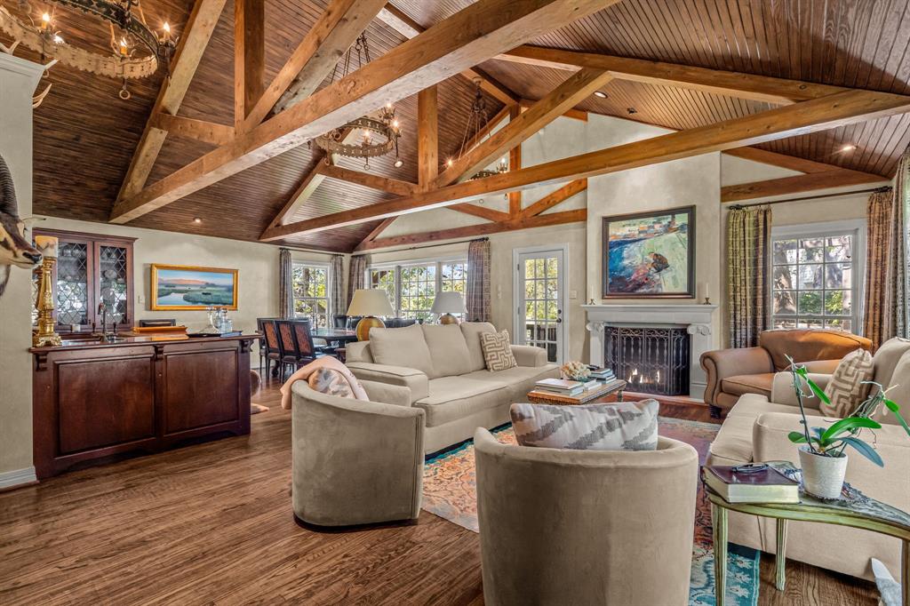 Tucked away at the end of a quiet cul-de-sac in Fort Worth’s coveted Crestwood neighborhood, this impressive multi-level residence offers the perfect blend of privacy, luxury, and convenience. With 5 bedrooms, 6 baths, and 5,478 square feet of beautifully designed living space, this home backs directly to the Westside Little League fields, providing a rare combination of scenic views and serene seclusion.

The expansive layout features multiple decks for outdoor enjoyment, a sparkling pool for summer entertaining, and three fireplaces adding warmth and charm throughout. The chef’s kitchen is equipped with high-end appliances, a built-in refrigerator, and abundant cabinetry—ideal for everyday living and hosting alike.

The primary suite is a true retreat, complete with a private deck, cozy sitting area, and a walk-in closet with soaring 10-foot ceilings. Downstairs, two additional bedrooms, a media room, and a game room offer flexible space for guests or family gatherings. Thoughtful details include a secure gun and jewelry safe room, a garage plus carport, and two separate entry points for added convenience.

Located minutes from downtown Fort Worth, the Cultural District, and Trinity Trails, this Crestwood gem combines urban accessibility with peaceful, park-like surroundings—delivering a lifestyle that’s both refined and relaxed.