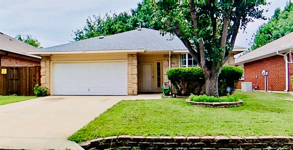 Charming single-story home located in the established Garza Beach Estates neighborhood of Lake Dallas! This 3-bedroom, 2 full bathroom property offers a functional layout with comfortable living spaces and great outdoor features. The backyard includes a storage shed for added convenience, plus an additional concrete area in the rear of the property that provides flexible space for  entertaining or outdoor projects. Conveniently located near Lake Lewisville, local parks, shopping, dining, and major highways for an easy commute. Enjoy small-town living with quick access to the DFW Metroplex in this desirable Denton County location.