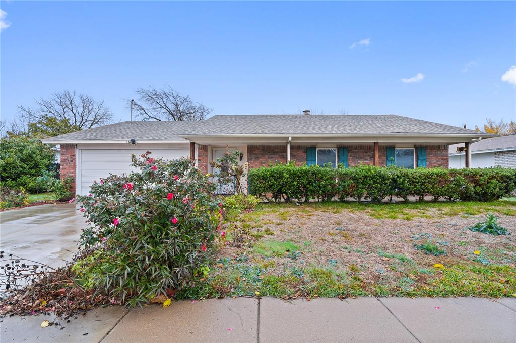 This family friendly home has been beautifully renovated. Walk in to an open floor plan complete with laminate flooring through out and tile in the kitchen. The living room is complete with a brick fireplace paint white for a modern look with a grey accent wall and built in shelves. The kitchen has granite counter tops which over looks the second living room with tile flooring through out. The master bathroom and secondary bathroom each have a walk in shower with a marble backsplash. Come take a look before its gone!