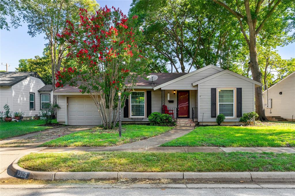 Step into this charming bungalow nestled in central Arlington!This delightful home blends modern amenities with timeless architectural charm. Thoughtfully expanded from its original footprint to approximately 1,800 square feet, it offers abundant storage and comfortable living space throughout.Inside, you’ll discover a well-maintained 3 bedroom, 2-bath home featuring a spacious primary suite with additional sitting space perfect for relaxing at the end of the day. The en-suite bath offers dual vanities, a soaking tub, an oversized separate shower, and two walk-in closets, creating a true retreat. Major improvements provide peace of mind, including a new Lennox HVAC system (2026), energy-efficient windows, additional attic insulation, an in-ground programmable sprinkler system, durable Hardie siding, updated plumbing from the home to the street, fresh interior paint (2024), and newer stainless-steel kitchen appliances, including the stove and dishwasher (2024).Step through the dining room doors onto a beautiful redwood deck overlooking an expansive, fenced, shaded backyard perfect for entertaining, barbecues, or simply enjoying a quiet evening outdoors.This standout home is located in a quiet, walkable neighborhood lined with mature trees and sidewalks. Its convenient location provides easy access to schools, parks, public pools, shopping, dining, major highways, Arlington’s entertainment district, and UT Arlington.