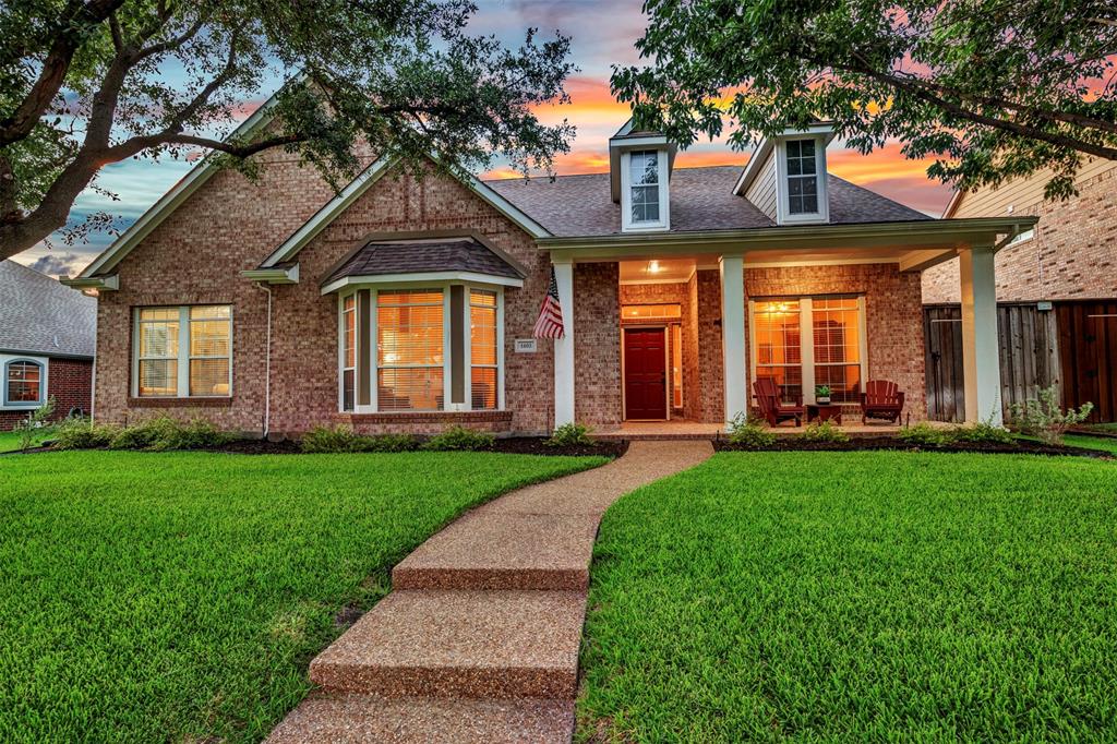 INCREDIBLE PRICE REDUCTION! Fabulous 5 bedroom opportunity!  Gorgeous one owner, immaculate home in great neighborhood!  Impressive David Weekley built home with flexible floorplan! Move in ready with beautiful wood flooring in common areas of first floor. Open layout features spacious family room that overlooks the gorgeous landscaped yard.  Large kitchen offers great storage and is open to the family room and casual dining space.  Great outdoor spaces on the bricked front porch and in the lush landcaped yard! Walk to neighborhood pool, middle school, and Allen’s Celebration Park.