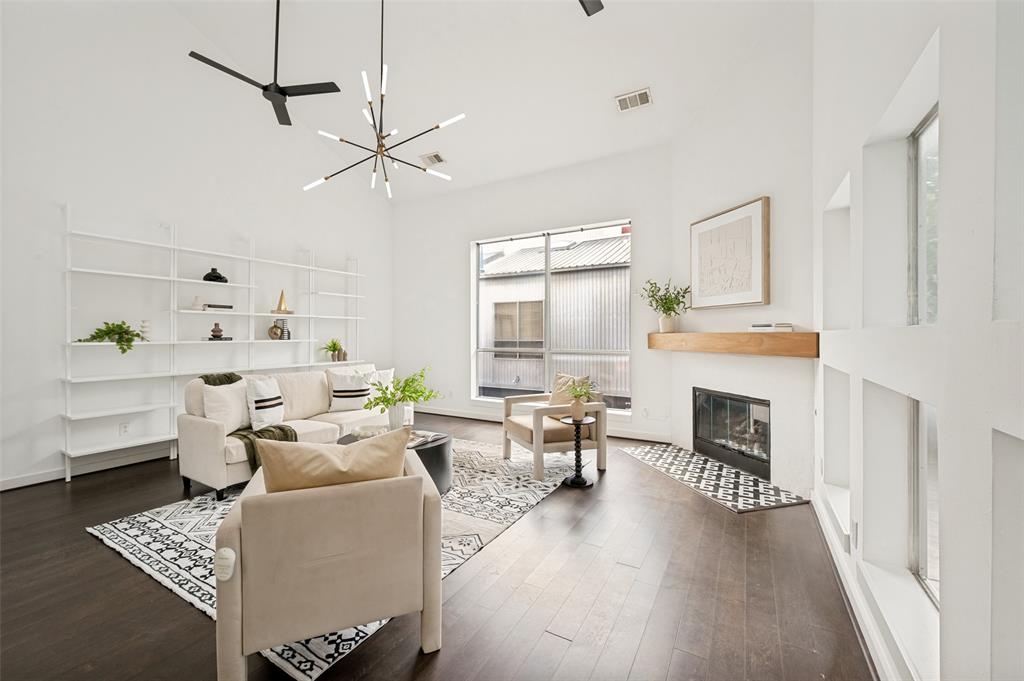 Corner lot townhome with a private fenced yard in the heart of Old East Dallas, offering soaring ceilings, natural light, and one of the largest outdoor living spaces you'll find in this location. The open-concept floor plan is designed for both everyday living and entertaining, seamlessly connecting the living area to an updated kitchen featuring quartz countertops, designer backsplash, stainless steel appliances, a spacious island, and refrigerator included.

The entire third floor is dedicated to a private primary retreat complete with dual closets and a spa-inspired ensuite bath featuring a tub, double vanity, oversized walk-in shower, and dual shower heads.

On the first floor, you'll find a private guest suite with a full bath, along with a versatile flex space ideal for a home office, gym, nursery, or additional storage.

Perfectly positioned near Lower Greenville, Downtown, Uptown, Baylor Medical District, Ross Avenue, and major highways, this home offers convenient access to some of Dallas' most popular dining, entertainment, and employment hubs while simplifying your daily commute.

Thoughtfully priced to deliver exceptional value, this distinctive East Dallas townhome offers the ideal blend of location, private outdoor living, and everyday functionality.