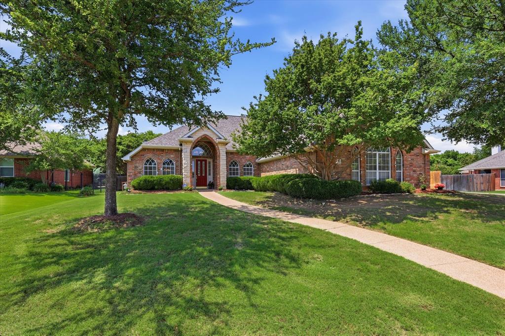 Beautifully designed single-level Pulte home located in the highly desired Grapevine-Colleyville ISD. This bright and sunny home offers an open-concept layout with the kitchen flowing seamlessly into the family room, creating a warm and functional space for everyday living and entertaining.

The flexible floor plan includes 4 bedrooms, with one bedroom featuring French doors and a closet, making it ideal as either a private office or bedroom. The spacious primary suite includes a large ensuite layout with an adjoining private bath.

Additional features include new roof in Jan 2026, complete interior painting, manufactured wood plank flooring, a 3-car garage, and an electric vehicle JuiceBox charger in the garage, tankless water heater. Situated on a large lot, the home offers a private backyard with pool and excellent potential for future updates. With no neighbors directly behind and open land-no-build area beyond the backyard, the setting provides added privacy and a more open feel.

Located in a great HOA community with convenient access to major highways, DFW Airport, and Historic Downtown Grapevine, this home combines comfort, location, and long-term value in one of the area’s most sought-after school districts.