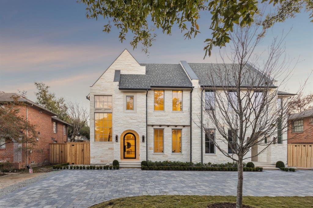Welcome to HPISDs finest new construction SFA zoned to Bradfield Elementary School in HPISD. Just a few short steps to Germany Park that has a full track and field plus tennis courts and more. Elegant elevation with limestone facade. Soaring windows and doors producing loads of natural light. Parking in front and back. Front drive is double car width for ease of access in and out. Oversized 2 car garage. Pier and Beam foundation. Wider lot than most SFAs allowing for a good-sized covered patio and a nicely proportioned all turf yard. Sub Zero Wolf appliances, designer selected fixtures throughout. The first-floor office-study has a full bath, and closet so could be used either way. Second floor has 3 bedrooms all ensuite plus a loft and the primary bedroom and bath with dual closets. Tons of storage. The third floor is the last bedroom and bath that could also flex as multi use room. The elevator is installed and ready. This home is highly efficient as well with full foam encapsulation and energy efficient tankless water heaters and HVAC. Move in ready! The attached unit at 4427 will also be ready soon.