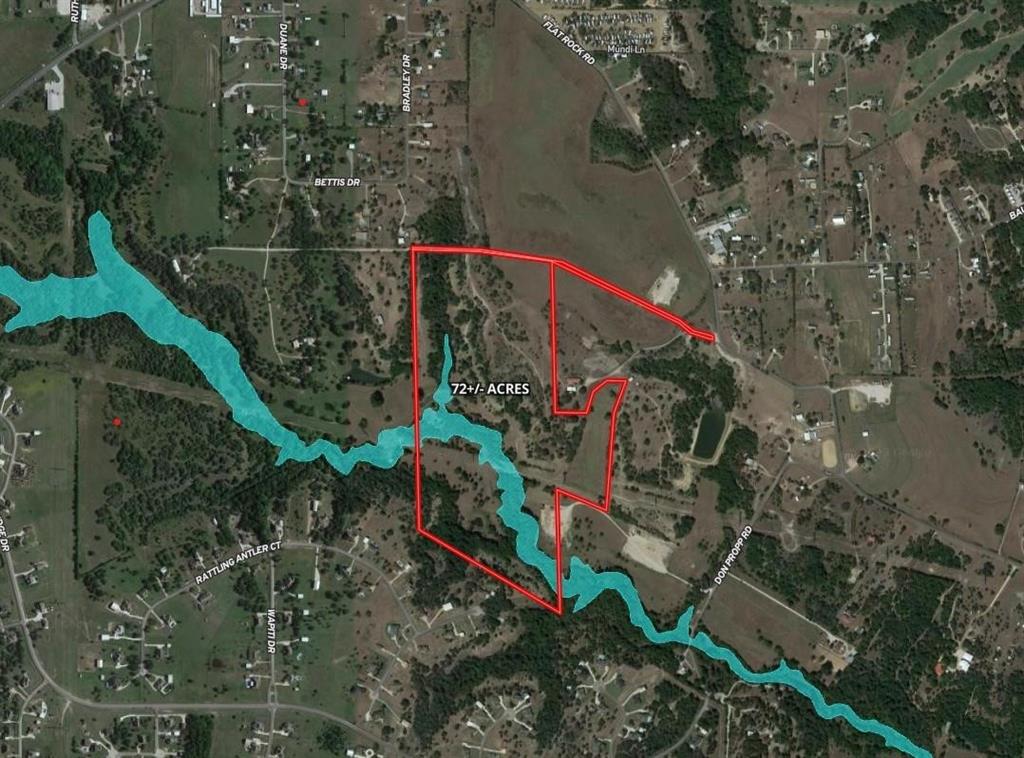 Own your own little piece of country close to town. Have your horses, cows and kids too. Approximately 72 acres. Easy commute to the metroplex. Lots of possiblities. A great location for home development.   Buyer + Buyer's Agent to verify all information herein.