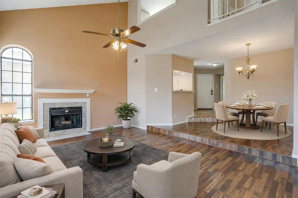 1% LENDER INCENTIVE to be used to buy down interest rate or to use toward closing costs! Welcome to 6504 Hickock Dr. 6D, a lovely Mediterranean-style residence ideally located in west Fort Worth near the heart of the Ridgmar neighborhood. This home offers convenient access to shopping, dining, and major thoroughfares while maintaining a sense of privacy and tranquility. This spacious move-in ready condo features 3 bedrooms and 2½ bathrooms, thoughtfully designed for both comfort and functionality. Soaring high ceilings create an open, airy atmosphere, while two fireplaces add warmth and architectural charm—perfect for cozy evenings or entertaining guests. The Mediterranean architecture showcases timeless character with inviting details and an appealing exterior presence. Inside, you’ll find fresh updates including new carpet throughout, a new range, microwave, and dishwasher, making this home truly ready for its next owner. Ample parking provides added convenience for residents and guests alike, and the private setting enhances the peaceful feel of the property.
