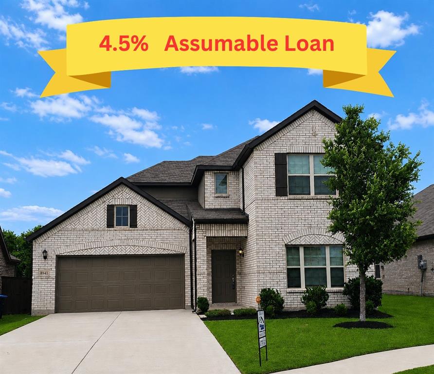 ----------  BIG NEWS!!!!!    ASSUMABLE VA LOAN AT ONLY 4.5% INTEREST RATE ---------- THIS LOAN IS ASSUMABLE TO MILITARY AND NON-MILITARY BUYERS --------

Step into modern comfort and peace of mind with this beautifully maintained two-story, 4-bedroom white brick home in Fort Worth....just barely 4 years old and still covered by the builder’s structural warranty from MI Homes. With its newer roof, windows, HVAC system, and appliances, you can enjoy the benefits of a nearly new home without the wait or high price tag.

Inside, you’ll find a spacious, thoughtfully designed layout with the primary bedroom conveniently located on the main floor for added privacy. The home features granite countertops throughout, lovely plank flooring in the main areas,  a large eat-in kitchen island perfect for gathering, coffee bar area, gas cooking,  and stylish neutral paint colors that complement any décor. Two-inch faux wood blinds add a polished touch to every room.


Designed for both comfort and efficiency, this home includes a tankless water heater and a full sprinkler system. Step outside to a backyard with no rear neighbors....offering extra privacy and tree-lined views.  The back patio is covered which makes outdoor living time enjoyable.

Located in a vibrant community with plenty of amenities, this home offers the space, upgrades, and location you’ve been looking for.

Copper Creek is a master-planned community featuring an elementary school, playground, basketball court, walking trails, greenbelts, and community pool.