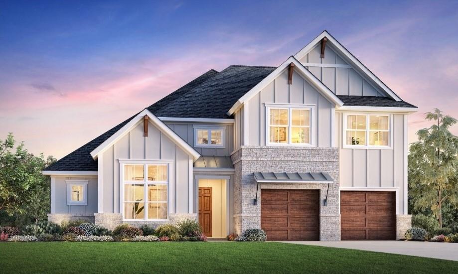 Stunning new construction by Toll Brothers located in the heart of the master-planned community of Light Farms. This beautifully designed home offers elevated living with luxury finishes and thoughtful details throughout. A grand two-story foyer with a sweeping curved staircase makes an impressive entrance, leading into an open-concept great room filled with natural light and anchored by a cozy fireplace. The chef’s kitchen flows seamlessly into the living space, creating an ideal setting for everyday living and entertaining. The first-floor primary suite features soaring ceilings, a spa-like bath, and a spacious walk-in closet. Upstairs, the loft with an attached bathroom offers flexible space for guests, a media room, or home office. Step outside to a covered patio with tranquil water views—perfect for relaxing or hosting friends. Situated in Light Farms, residents enjoy access to resort-style pools, a fitness center, miles of trails, private lakes, green spaces, tennis and pickleball courts, playgrounds, and an on-site elementary school. This home combines timeless elegance with unbeatable community living.