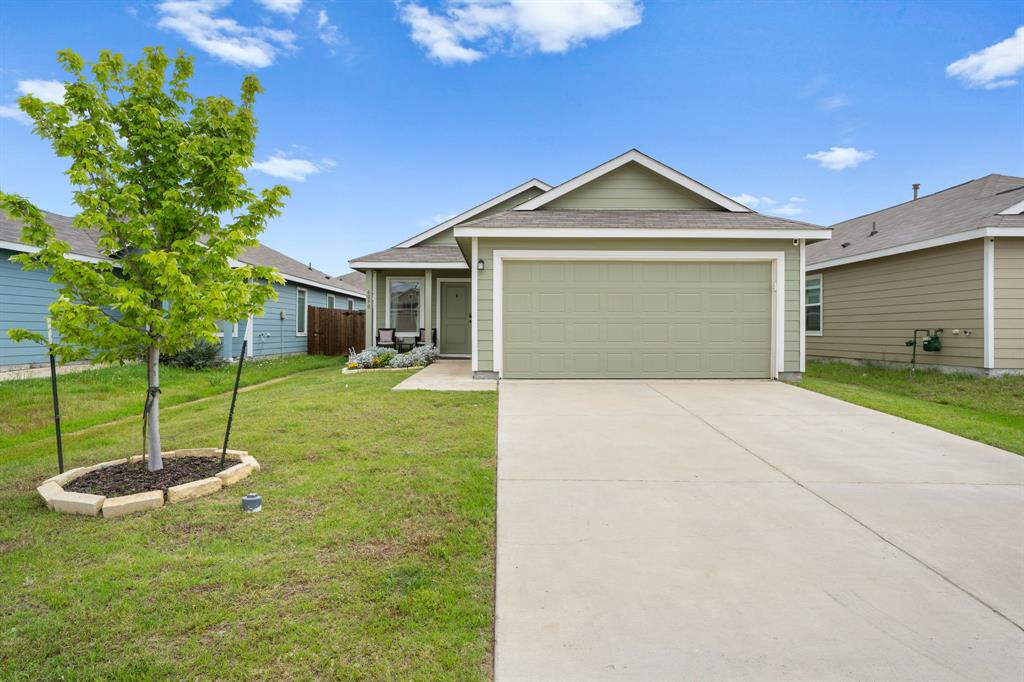 Ask agent about assumable loan and rate details!!! This beautifully maintained single-story home offers an open-concept design, stylish finishes, and a location that puts you minutes from everything Forney has to offer. Step inside to discover a spacious living area filled with natural light and designed for both everyday living and entertaining. The heart of the home is the kitchen, featuring granite countertops, gas cooking, abundant cabinet space, and a large island overlooking the living and dining areas. Neutral colors, updated lighting, and timeless finishes create a warm and inviting atmosphere throughout. The private primary suite serves as a relaxing retreat with decorative boarded wall, ensuite bath and an impressive oversized walk-in closet. Secondary bedrooms provide flexibility for guests, family members, or a dedicated home office. Thoughtful storage, a functional layout, and move-in-ready condition make this home an easy choice. Outside, enjoy a generously sized backyard with plenty of room for pets, play, gardening, or future outdoor entertaining spaces. Owners improved drainage for year round enjoyment! Roof replaced in the past 6 months. Residents of Trinity Crossing enjoy community amenities including a pool, playground, walking trails, and green spaces. Conveniently located near Highway 80, you'll have quick access to Dallas while being just minutes from Forney's expanding retail and entertainment corridor. Nearby destinations include Costco, H-E-B, Target, restaurants, shopping, and the rapidly growing Gateway development bringing even more dining, retail, and entertainment options to the area.