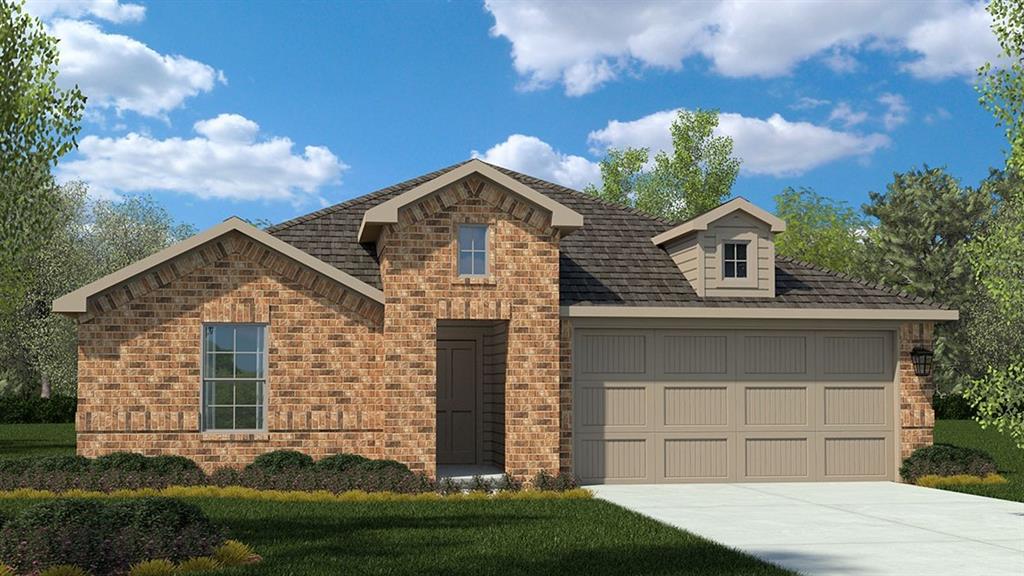 Beautiful new D.R. Horton home in the Highlands at Chapel Creek community located in Fort Worth and White Settlement ISD! The single-story Justin floorplan Elevation C, with an estimated Summer completion, offers 4 bedrooms, 2 bathrooms, and a 2-car garage with a spacious open-concept layout designed for modern living. The family room, dining area, and contemporary kitchen flow together seamlessly, creating a welcoming central gathering space perfect for everyday life and entertaining. The chef-inspired kitchen features quartz countertops, 36” upper cabinets with hardware, stainless steel appliances, a gas range, stainless steel sink, center island, and a walk-in pantry for convenient storage. The private primary suite includes an en-suite bath with dual quartz vanities, a 5-foot oversized shower, and a walk-in closet located directly off the bathroom. Three secondary bedrooms and a full bathroom with a quartz vanity top provide flexible space for family, guests, or a home office. Luxury vinyl plank flooring is installed throughout all main living areas and wet zones for enhanced durability and easy maintenance. Built with energy-efficient construction and equipped with America’s Smart Home Technology, this home also includes a tank water heater for added convenience. Exterior features include a landscape package, full sprinkler system with rain sensor, and privacy fencing . Residents enjoy community amenities such as a community pool, cabana and playground, with convenient access to DFW Airport, Fort Worth Nature Center, Sundance Square Downtown, shopping, dining, and more.