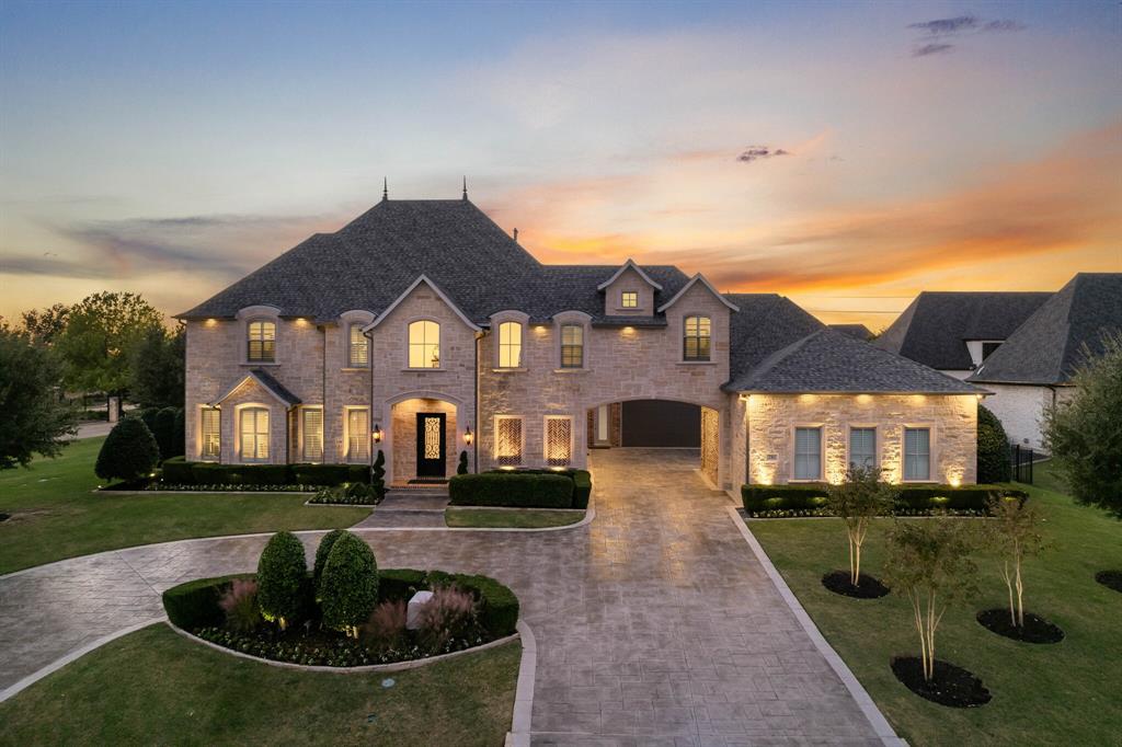 In a private enclave of only 14 homes, this home blends indoor & outdoor living with meticulous attention to detail. The kitchen features premium appliances, a wine closet, & a spacious island overlooking the dining & living rooms. The main floor includes a spacious study, mudroom, laundry area, a bathroom with backyard access, & a luxurious guest suite. The primary suite is a private wing with a grand bedroom, opulent bathroom, dual closets, & a versatile spa room. Upstairs, 5 generously sized bedrooms are personal retreats, complemented by 3 bathrooms. A family room & a separate game room offer entertainment & leisure spaces. Outside, a pool & spa provide a cool respite. The cabana, outdoor kitchen, & game areas offer an oasis for entertainment. 2 enchanting courtyards feature fire pits, an extensive yard for pets, basketball area, & 10-car garage. Spoil your pets in an air-conditioned dog room with washing station. It is near Gentle Creek CC & The Whispering Farms Equestrian Center.
