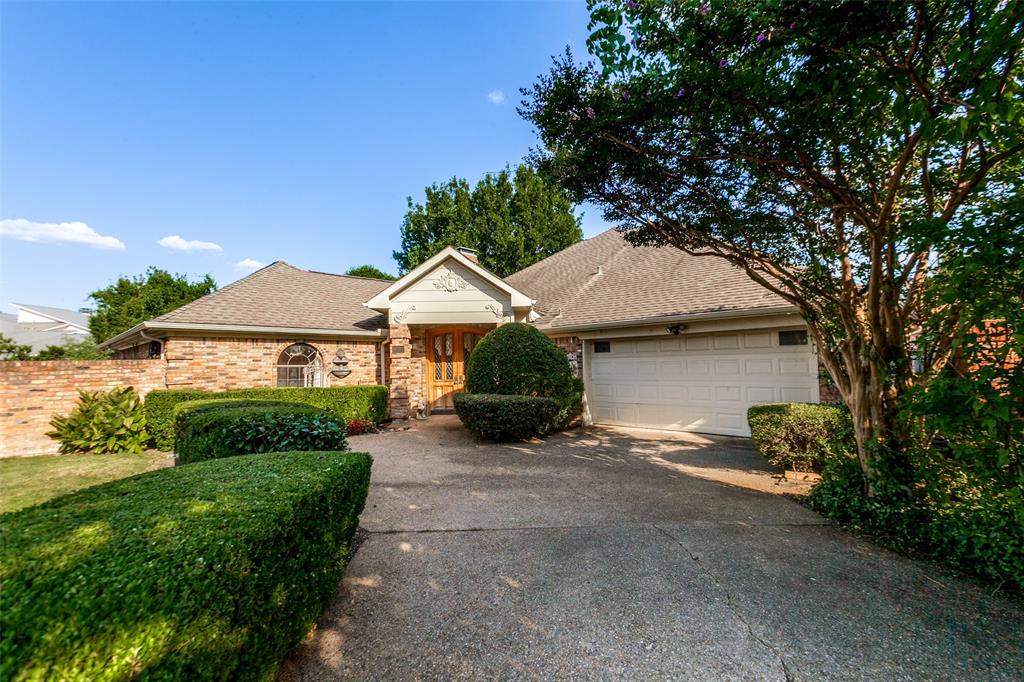 Bring your architect and landscape designer, this sprawling .17 acre corner lot has endless potential to be your own personal urban oasis! Tucked back in Addison’s exclusive Oaks North neighborhood, step through the covered double doors of this unassuming 2,928 sqft. home and you’ll be wowed by vast living spaces, soaring ceilings and floor-to-ceiling windows. The living room features a central gas fireplace, oversized wet bar and half bath. Just off the living room is the grand dining room with crystal chandelier and huge arched windows overlooking the backyard, perfect for entertaining. The kitchen features a large breakfast nook, electric double ovens, Corian countertops and custom artisan tiled backsplash. Just off the breakfast nook is the guest suite with a semi-private den, large walk-in closet and access to the backyard with a lovely tiled patio. The master suite features a gorgeous crystal chandelier and soaring vaulted ceilings that continue through to the sun-filled primary bath. Complimented by a massive 100 sqft. walk-in closet featuring built in drawers and an additional moth-proof cedar lined closet. Storage is a breeze, with oversized two car garage, three separate attic spaces, large laundry room with loads of cabinet storage, secondary fridge and work-sink. The large backyard is ready to be reimagined into your dream garden and currently features boxwood hedges, mature trees, greenhouse and brick fireplace. 

Nestled between 9 acres of well maintained public parks, you can enjoy daily access to 10+ miles of trails, ponds, and lush pet and family-friendly picnic areas. This property directly overlooks the adjacent Celestial Park, providing 4+ acres of parkland . Within walking distance to picturesque Winnwood Park and a 4-minute bike ride to 9-mile White Rock Creek Trail. Don’t miss your opportunity to put your mark on this beautiful custom home in one of the most secluded and convenient neighborhoods. Come see it to believe the potential!