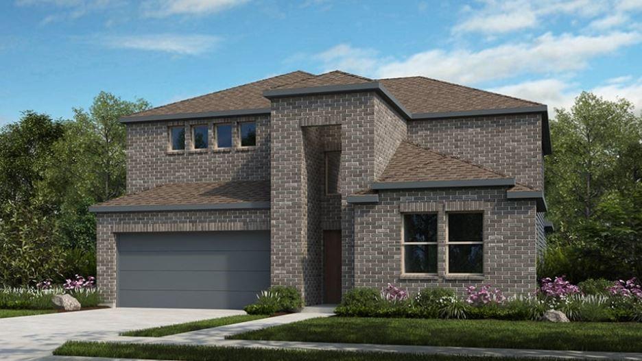 MLS#20323519 November Completion - The Comal plan offers a beautiful entry with a flex space and secondary bedroom off of the foyer. The gourmet kitchen overlooks the large gathering room and casual dining area. The owner’s suite is an oasis with an expansive walk-in closet. Upstairs find three secondary bedrooms along with a game room for fun evenings at home. Structural options added include: 8' double doors at flex room and covered outdoor living.