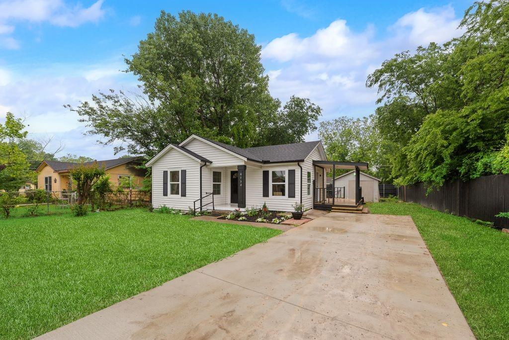 Welcome home to this fully renovated home.  Featuring 2 bedrooms, 1 bath with beautiful original hardwood floors in the bedrooms and newly installed laminate floors in the living, dining and kitchen.  Rest easy as this home has all updated major systems, roof installed in 2026 and new HVAC and new appliances.  The newly added, partially covered deck will make for enjoying time with friends and family.