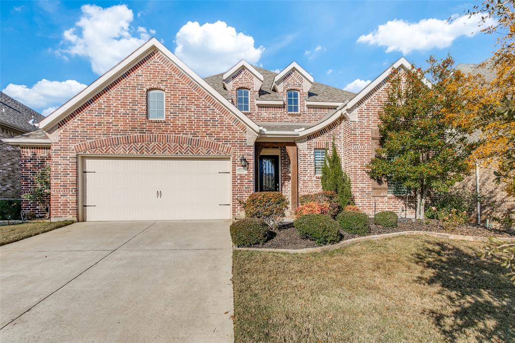 1 story Highland Home updated to perfection with an open & flexible floor plan featuring hand-scraped hardwoods, plantation shutters, 6-inch baseboards, incredible storage, spectacular entry views to backyard getaway & all new LED lightbulbs & carpet in beds in Dec, 2023. State of the art chef's dream kitchen with soaring vaulted ceiling, designer finishes, stainless, double ovens, 5 burner gas cooktop, quartz counters, chevron laid tile backsplash, butler's pantry, home organization-desk area & walk-in pantry. 2 grand dining areas & 8x4 island-bar seating serve as impressive entertainer’s dream. Study tucked behind French doors makes great flex living or Bed 4. Magnificent main living with stone fireplace & picture windows with sprawling views of backyard with appx. 2000 sq.ft. travertine patio that wraps around side home & a 17x13 covered patio for outdoor retreat living. Owner's wing has garden tub, oversized sep. shower & WIC. 2.5 car garage with space for golf cart or work station