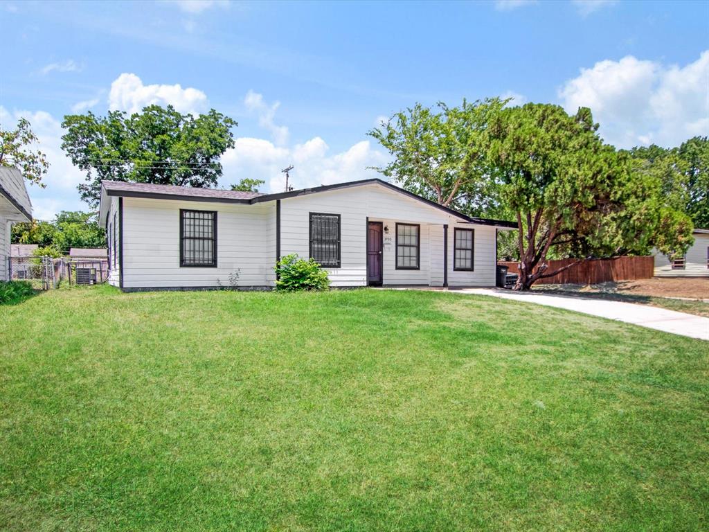 Welcome to this beautifully updated 4-bedroom, 2-bathroom home situated on a desirable corner lot in Fort Worth! This move-in ready residence features brand new cabinets throughout and completely updated bathrooms with modern tile work and contemporary finishes. The interior showcases fresh neutral tones, ceiling fans, and tile flooring that flows throughout the living spaces. The bright and airy rooms offer plenty of natural light and comfortable living areas perfect for families or entertaining. Located on a corner lot with easy access to major streets, this home provides convenient commuting and is close to schools, shopping, and dining. The well-maintained property combines modern updates with practical living in an established neighborhood. This is an excellent opportunity for buyers seeking an updated home in a prime Fort Worth location. Don't miss your chance to make this charming property your new home!