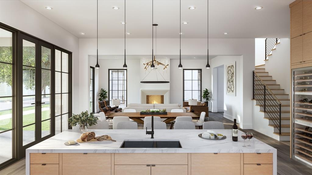 New Construction Homes adjacent to Preston Hollow Village designed by SHM and built by Rosewood. Enjoy a Preston Hollow finish level and location with the convenience of a low-maintenance home in a walkable community. Open-concept floor plan with Lincoln windows for abundant, natural light. Oversized kitchens with eat-around center island, walk-in pantry, appliances by Sub-Zero & Wolf, ideal for entertaining. Luxurious 1st-floor master suite with soaker tub, walk-in closet with center island for a boutique-like feel. Upstairs flex room and large secondary bedrooms with ensuite baths and walk-in closets. An array of customizable design options, generous storage spaces, gated community. A PRA Development, Lot 14