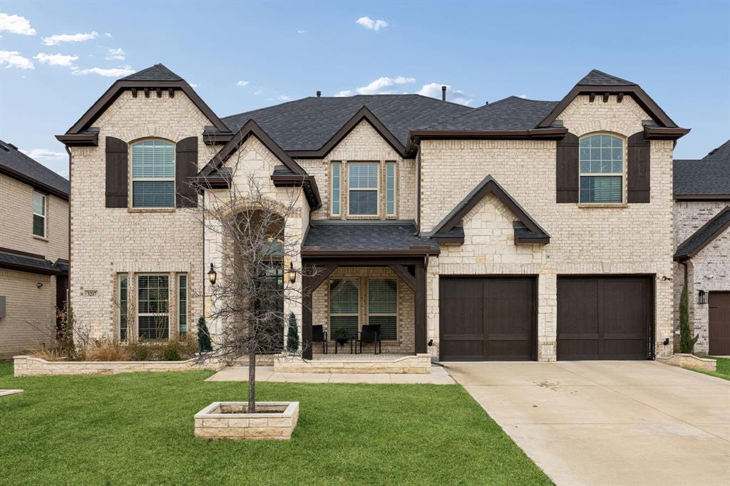 PRICE REDUCED FOR A QUICK SALE.
Built by Gallery Custom Homes – Stunning North-Facing Home in Woodbridge Estates
Welcome to this exceptional north-facing home in the highly sought-after Woodbridge Estates community. Designed with both elegance and functionality in mind, this home offers luxury finishes and thoughtful upgrades throughout.
Enjoy relaxing mornings on the covered front porch and entertain year-round on the expansive covered patio featuring outdoor kitchen and beautifully turfed backyard.
Inside, the kitchen is a showstopper with a large California island, butler’s pantry, walk-in pantry, double ovens, a 36-inch gas cooktop, and stunning 3cm quartz countertops. The open-concept layout flows seamlessly and showcases rich wood flooring throughout the downstairs living areas, excluding the primary bedroom.
A dramatic curved staircase adds architectural charm, while the integrated Savant smart home system with surround sound and camera pre-wiring brings modern convenience and peace of mind.
Ideally located just moments from shopping, dining, grocery stores, and convenient access to FM 544, this home truly offers the perfect blend of luxury, comfort, and location. (Agent owned property)