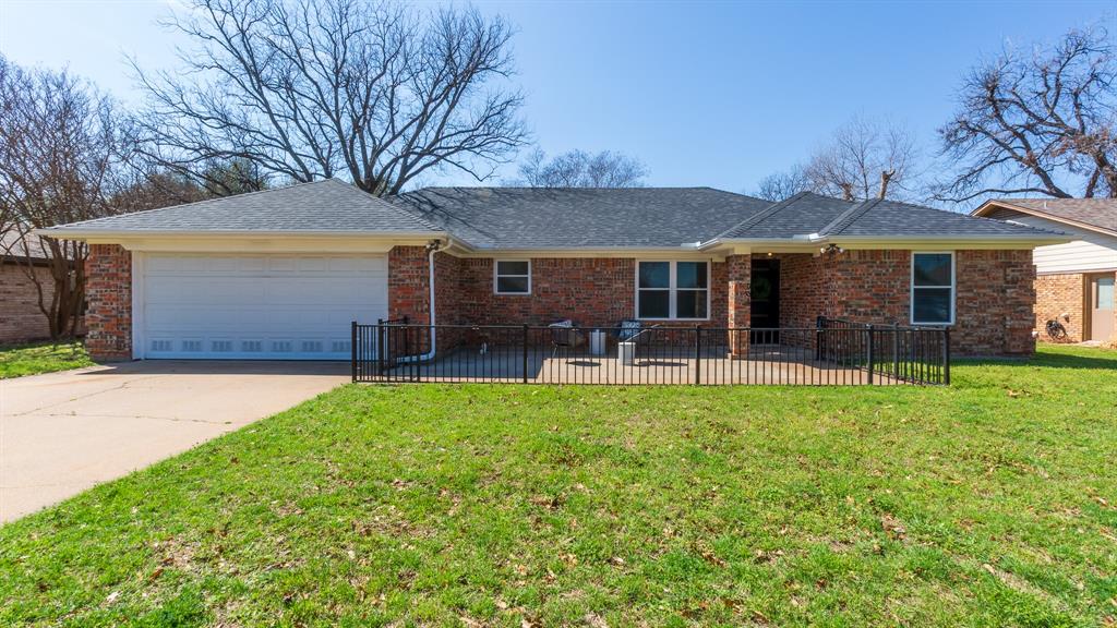 BUYER FUNDING FELL THROUGH! Come scoop up this gem! This lovely 4 Bedroom 3 Full Bathroom home sits in a quiet neighborhood with no HOA, and has easy access to all of Granbury. This spacious home full of natural light features TWO PRIMARY BEDROOMS with their own Private Bathrooms. This set up, where one suite has its own entrance, is perfect for short or long term guests. Entertain in the updated kitchen with granite countertops, around the wood burning fireplace in the large family room, or head out back to the park-like backyard! With tons of room and features, this home is sure to meet your needs. There is a double gate to the backyard in case you need to park your boat back there. The current Washer, Dryer and Kitchen Refrigerator can be included. With the new interest rates, this home is waiting for you.