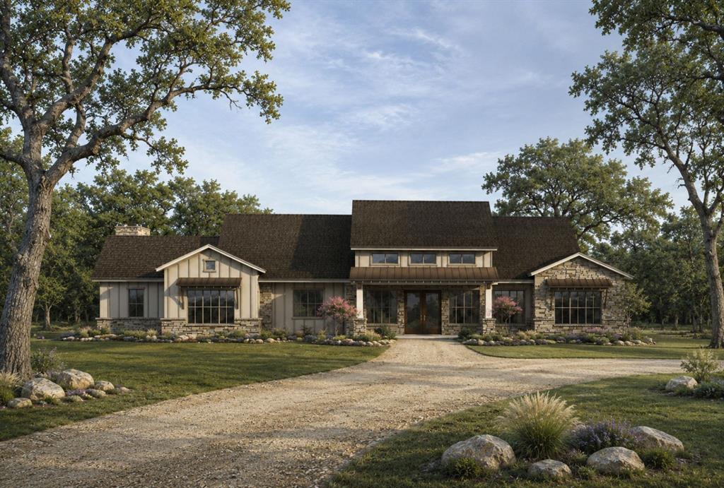 This private 15-acre estate features large live oaks and fascinating 19th-century ruins, creating a setting that feels both timeless and deeply rooted in the land. The current owners have thoughtfully prepared the property with a cleared homesite, a defined entry, and a one-third mile private road—allowing a buyer to step directly into the building phase. The land offers complete privacy at the end of a dead-end road with abundant wildlife. The property is part of a Wildlife Management Property Association, preserving natural habitat and long-term integrity of the land while keeping taxes low (around $23 for 2025). Light restrictions provide flexibility for a range of uses, including a primary residence, guest casitas, equestrian improvements, barns, workshops, or a multi-generational compound. Buyers may build a custom home with Sitterle Homes, including the Abilene floor plan shown here—or select from other architectural designs. The Abilene plan (approx. 3,740 sq ft) features: 4 bedrooms 3.5 bathrooms Expansive great room with covered patio connection Dining area plus large kitchen with island and walk-in pantry Primary suite with spa-style bath and oversized walk-in closet Guest suite-casita option Game room and library 3-car garage with storage Multiple exterior elevations from modern Hill Country to traditional stone-forward designs Located just 1.5 miles from Nutty Brown Road, 1.8 miles from H-E-B, and under 2 miles to Highway 290. Belterra Village is minutes away with dining, shopping, and entertainment—while maintaining the quiet environment that makes this property special. With infrastructure in place and a clear path to a finished residence, this is a rare opportunity to create a private Hill Country estate tailored to your vision. Seller will consider owner financing at below-market rates for qualified Buyers (land only). Reach out for more details.