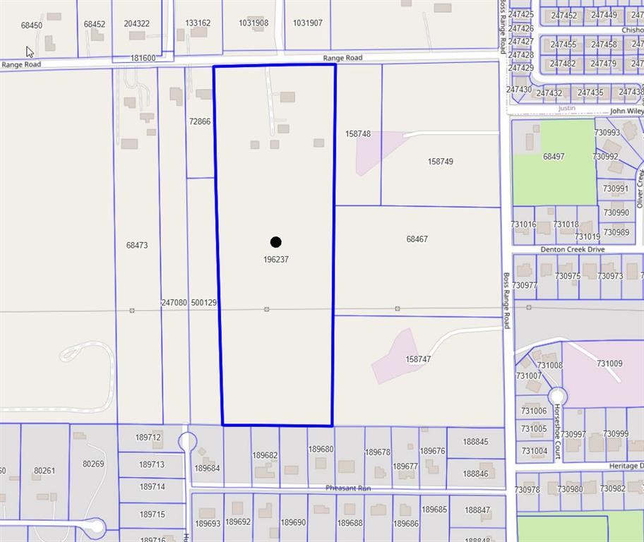 Great 25.8 Acres site in Justin ETJ
Near new residential developments
IN county, will need to be annexed into Justin