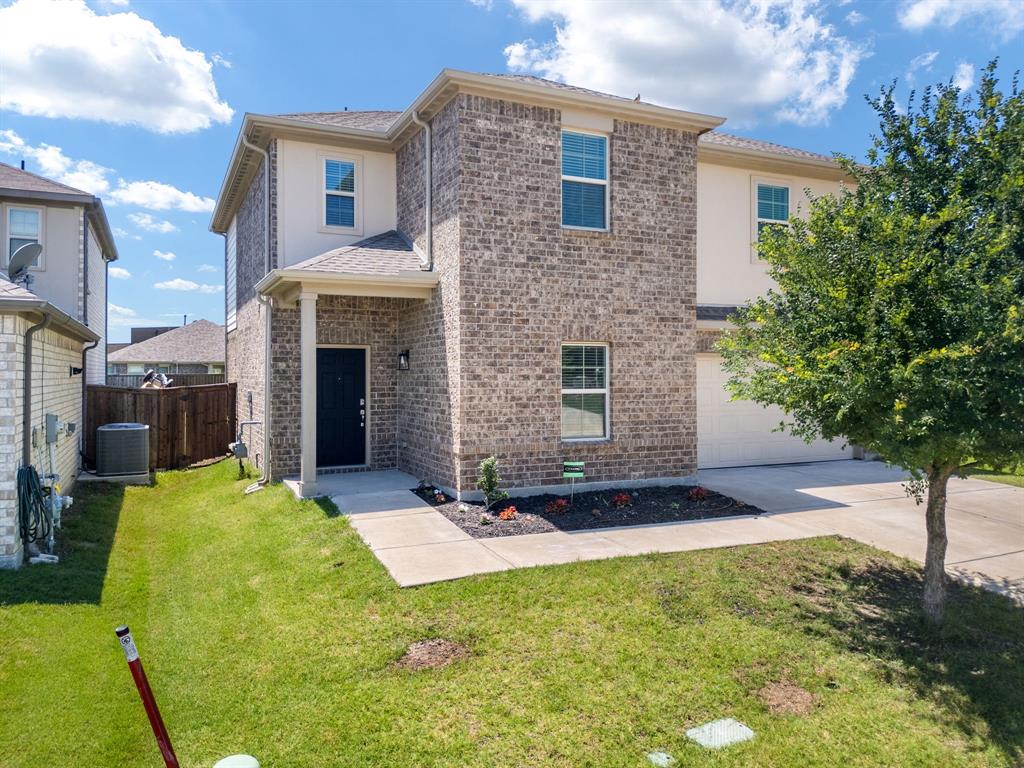 Welcome home to this beautiful 4-bedroom, 3-bathroom two-story home located in the highly sought-after Eagle Mountain-Saginaw ISD. Filled with natural light, the open concept layout seamlessly connects the living, dining, and kitchen areas, creating the perfect space for everyday living and entertaining. The spacious primary suite offers a relaxing retreat complete with a large walk-in closet and private bath. With four bedrooms and three full bathrooms, there's plenty of room for family, guests, or a home office setup. Step outside to enjoy the large, private backyard; ideal for gatherings, play, gardening, or simply unwinding after a long day. Residents also enjoy access to the community pool, providing a great place to cool off and connect with neighbors. Conveniently located within walking distance to the elementary school and close to shopping, dining, and major commuting routes, this home offers the perfect combination of comfort, convenience, and community. Don't miss your opportunity to make it yours!