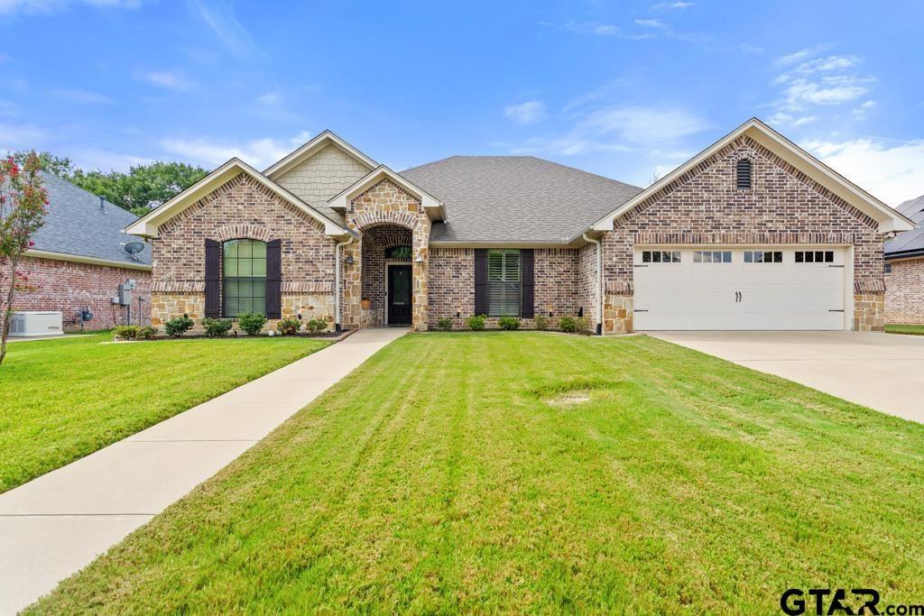 Welcome to this beautiful home in the highly sought-after Walnut Hill Village community. Offering five bedrooms and three full bathrooms, the open-concept design seamlessly connects the living, kitchen, and dining areas; perfect for gatherings and entertaining. Interior highlights include plantation shutters, tile and wood flooring, granite countertops, and stylishly updated finishes. Step outside to enjoy a sparkling in-ground pool, expansive patio space, and an electric roll-out awning for added shade. The backyard patio area is perfect for outdoor activities and includes a mosquito mister system. The large backyard features an outbuilding for extra storage, while the extended driveway provides plenty of parking for family and guests.
