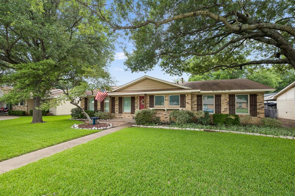Nestled among mature pecan and oak trees in the Canyon Creek community, this inviting home offers a blend of comfort, functionality, and an exceptional Richardson location. Thoughtfully designed living spaces create a natural flow for both everyday living and entertaining, with a welcoming living room featuring a fireplace as the centerpiece of the home. The kitchen offers breakfast seating and opens seamlessly to the dining area, making it easy to stay connected while preparing meals or hosting guests. From the dining space, step directly outside and enjoy the backyard, where a patio, storage shed, and expansive grassy area provide plenty of room to relax, garden, entertain, or simply enjoy the outdoors. Well-sized bedrooms offer flexibility for a variety of lifestyle needs, while all-new Pella windows add comfort, efficiency, and peace of mind. Beyond the home itself, the location places you near parks, recreation, shopping, dining, and major commuting routes. Enjoy convenient access to Canyon Creek Park, Prairie Creek Park, Canyon Creek Country Club, the University of Texas at Dallas, and a variety of local restaurants and retail destinations. The property is located within the Prairie Creek Elementary attendance area. Buyers should independently verify schools and attendance boundaries. From the beautiful tree canopy and spacious backyard to the connected living spaces and convenient location, this home offers an opportunity to enjoy the lifestyle that has made Canyon Creek such a sought-after place to call home. Schedule your private showing and experience all this property has to offer.