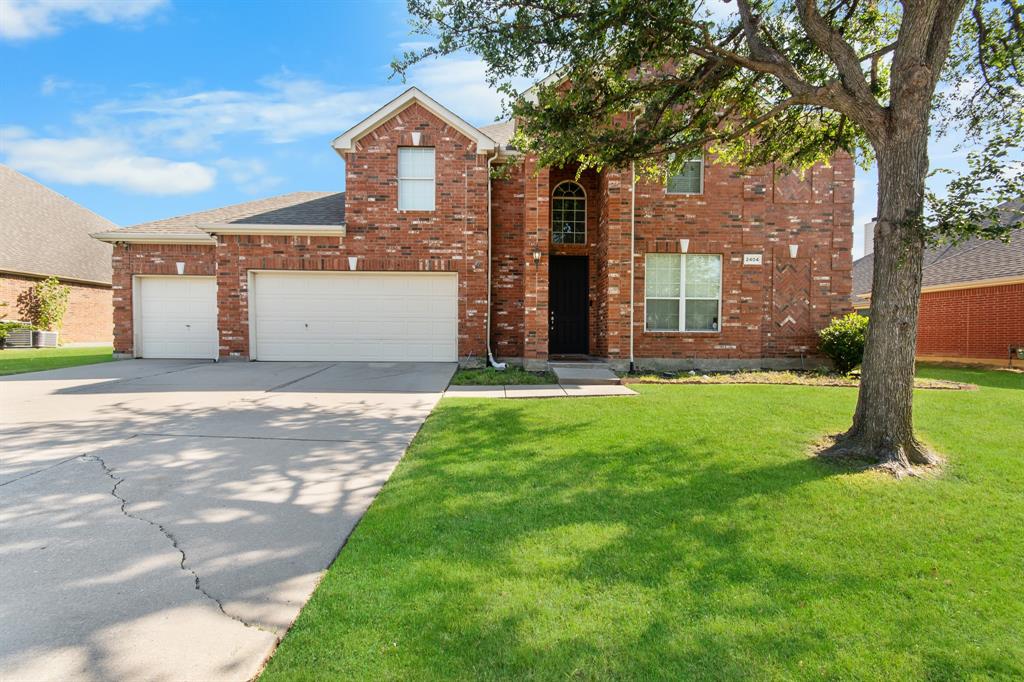 Welcome to 2404 Dawn Mist Dr in Little Elm, located in the highly sought-after Sunset Pointe community within Frisco ISD. This spacious 4-bedroom, 2.5-bath home offers 3,060 square feet of thoughtfully designed living space, complete with a dedicated downstairs office, upstairs game room, oversized 3-car garage, and a large backyard perfect for entertaining or relaxing outdoors. Designed for both everyday living and entertaining, the open-concept floor plan seamlessly connects the kitchen, dining, and living areas. The gourmet kitchen features gorgeous granite countertops, custom cabinetry, stainless steel appliances, double ovens, a gas range, breakfast bar, and pantry storage. Board and batten accents, updated flooring, and custom finishes throughout add warmth and character to the home. The spacious downstairs primary suite offers a double vanity, tub, separate shower, and a large walk-in closet. All bathrooms throughout the home have been beautifully updated, adding a fresh and modern feel. Major system updates provide added peace of mind, including a brand new HVAC system and extensive recent improvements throughout the home. Upstairs, you’ll find three additional bedrooms with walk-in closets plus a versatile game room ideal for a media space, playroom, or second living area. Enjoy all that Sunset Pointe has to offer, including multiple community pools, parks, trails, and convenient access to shopping, dining, and major commuter routes. Move-in ready and full of functional living space, this home combines comfort, style, and an unbeatable location.