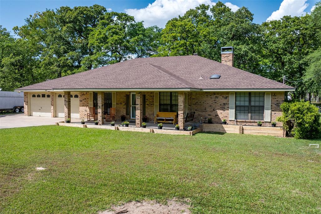 This Ranch style home is just what Enchanted Is known for the quite neighborhood of Enchanted Oaks is a highly sought after location with a small community feel and NO HOA with a pool and 2 boat ramps this neighborhood has what you are looking for community events include 4th of July Parade Christmas event and the charm is amazing This home has 4 bedrooms and has recent updates to include renovated kitchen with open floorpan and large living with fireplace the split bedrooms are large and the additional great room is perfect for entertaining covered patio and porches are wonderful for that morning coffee or a nice view of the stars and sunset come see the lovely cul d sac so great for golf carts just a block away from both boat ramps the fenced back yard is perfect for your dogs and the 3 car garage allows for storage and a place for the boat the extended driveway for a large family come see the amazing Trees in Enchanted Oaks this home is ready for a new owner ready to personalize the few remaining projects that the owner started it is a dream come true with over 2600 SF it is no small space so give yourself a chance to dream BIG