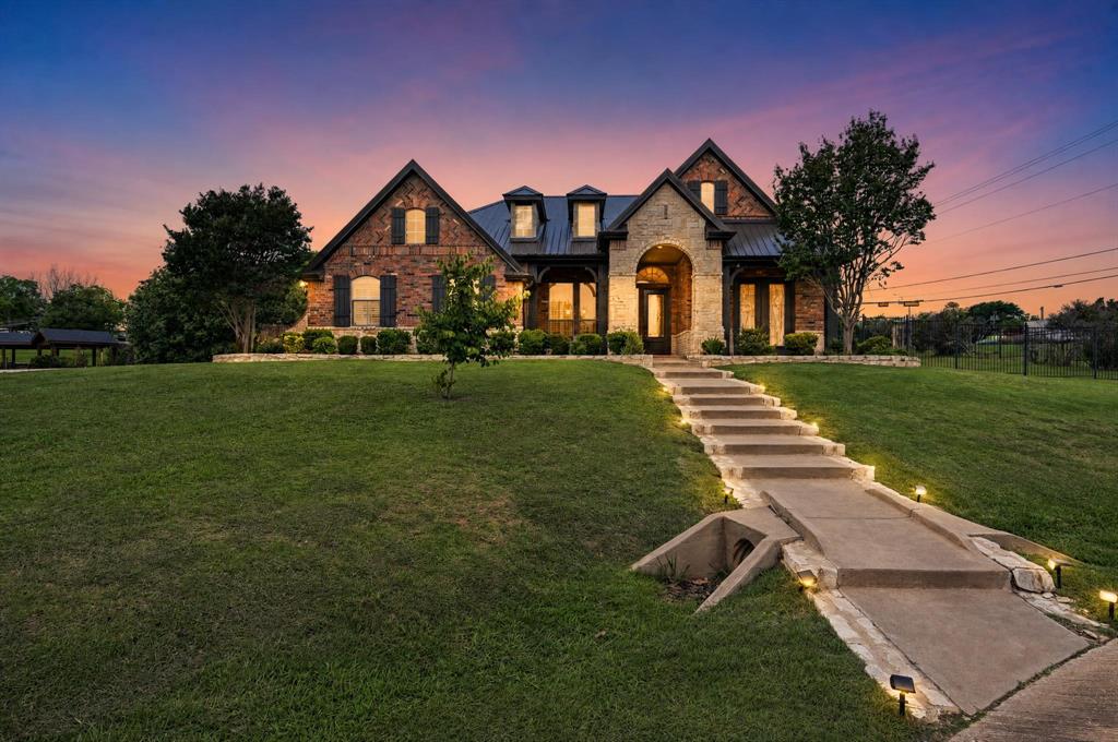 Welcome home to this exquisite 1-acre estate in the highly sought-after Carruth Estates, a home that stands as a testament to meticulous care and luxurious living. The original owner's dedication to preserving the home's charm is evident in every detail, from the well-maintained exterior to the interior's opulent upgrades.
Starting with a commercial-grade metal roof that promises durability and energy efficiency, complemented by solar screens that offer peace of mind and comfort. The home is equipped with a state-of-the-art skylight guard and a cutting-edge tankless hot water heater, ensuring a modern living experience. This home offers a three-car garage for all your hobbies.
Step into a world of elegance with this open floor plan with granite countertops throughout, warmth of 3-inch wood blinds and the enduring appeal of hardwood floors. The absence of carpeting adds to the home's sophisticated aesthetic, creating a seamless flow.

The entire first floor is thoughtfully designed for easy accessibility and comfort. With four bedrooms, an office, three full baths, and one-half bath. The expansive primary bedroom boasts a pebble stone floor shower with a luxurious large jet tub, promising relaxation and tranquility. The second floor features a generous family-game room and half bath that serves as a perfect gathering space. 
The culinary enthusiasts will be delighted by the kitchen's array of features, gas stove and the latest whirlpool appliances, along with a wine fridge that caters to every gourmet's taste. 
Outdoor lovers will enjoy all seasons with the heated pool and spa, complete with a charming cabana, offering a serene retreat for relaxation and family bonding. A luxury pool house equipped with a full kitchen and bathroom and is a perfect addition for entertaining or an extra guest! 
The outdoor kitchen features a built-in grill and refrigerator. Large backyard grass area with a tennis-basketball court making it an ideal home for family activities!