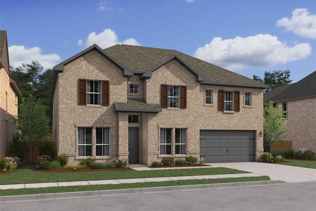 Located in Arlington ISD part of the Sterling Greene community, the neighborhood offers excellent opportunities in education and an added sense of comfort with a gated entrance. This stunning 2-story home provides a comfortable open floorplan with an Extra Suite, ideal for extended stay guests. A private home office followed by an intimate dining room is great for entertaining. The kitchen features a spacious island and overlooks the well-lit great room. A cozy dining area allows access to the covered patio, great for outdoor living. In from the garage, a HovHall and laundry room keep your home tidy. The primary suite with private bath and spacious walk-in closet. A versatile loft, a media room, and 3 additional bedrooms with hall bath allow for comfort for all.