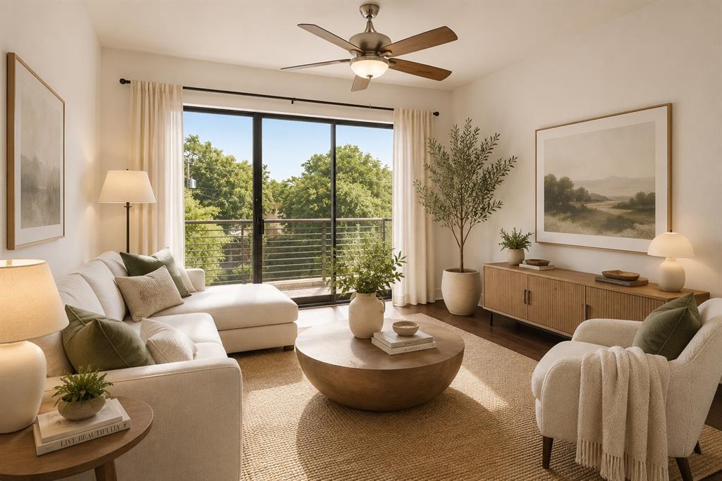 Enjoy elevated city living in this top-floor 2-bedroom condo at 4414 Cedar Springs, set within a gated community. Bright and open, the home features wood flooring, a sleek kitchen with stainless steel appliances and an island bar, and a versatile dining space perfect for working from home. Community amenities include a pool, plus an assigned carport (#320) and an additional uncovered parking space. Prime location near the tollway, UT Southwestern, Love Field, Craddock Park, and countless dining and entertainment options. Property is also available for sale and lease. Property is virtually staged.