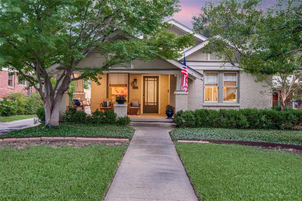 Perfectly situated on one of the M Streets' most desirable blocks, 5712 Mercedes Avenue blends timeless Craftsman charm with thoughtful modern updates—all within walking distance of Greenville Avenue's acclaimed restaurants, boutiques, and neighborhood favorites.
Encompassing 1,771 square feet, this inviting home offers two spacious bedrooms, two baths, and an ideal floor plan designed for both everyday living and entertaining. Rich architectural details, abundant natural light, and warm, welcoming spaces create a home filled with character.
The recently remodeled primary suite is a true retreat, featuring a stunning new bath, a custom-designed walk-in closet, and an updated laundry area that combines style with everyday functionality. A cozy sitting area off the primary bedroom provides the perfect space to relax with a morning coffee or unwind at the end of the day. At the heart of the home, the eat-in kitchen flows effortlessly into the living spaces, while a generous second living area complete with a wet bar offers the perfect setting for entertaining guests, movie nights, or home office.
Step outside to enjoy a turfed backyard, offering year-round beauty with minimal maintenance—ideal for relaxing, entertaining, or pets at play. In front, the spacious covered porch invites you to slow down and enjoy one of Dallas' most beloved neighborhoods, where tree-lined streets and a true sense of community make every stroll a pleasure. Offering classic Craftsman architecture, exceptional updates, flexible living spaces, and an unbeatable walkable location, this M Streets gem perfectly blends historic charm with modern convenience.