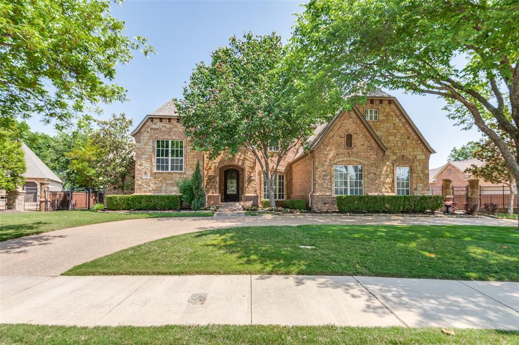 Fab Custom family home on estate lot in beautiful Estes Park! Wonderful floor plan includes dwnstrs primary bdrm w FP in bath, 2 vanities, huge WIC,  Also down are guest suite, amazing media rm w state of the art video equipment, a huge utility rm w fridge and desk, formal DR and LR w beautiful wood floors, FP, and many built-ins. The spacious kitchen has gorgeous granite counters, a Viking range, bltin subzero, butler's pantry w wine fridge, and island. Lovely library w massive built-in shelving is off the stairs for privacy. The yard area is perfect for a family vacation w pool. spa, outdoor shower, covered outdoor kitchen with granite cnters and huge TV, add'l areas for firepit conversations, lanai area above pool waterfalls, and huge yard for soccer, football. 3 additional bdrms and attached baths are on the 2nd floor as well as a game room with fridge and microwave.
This and proximity to shopping,  restaurant venues on Southlake Blvd. A family's dream home in beautiful Southlake!