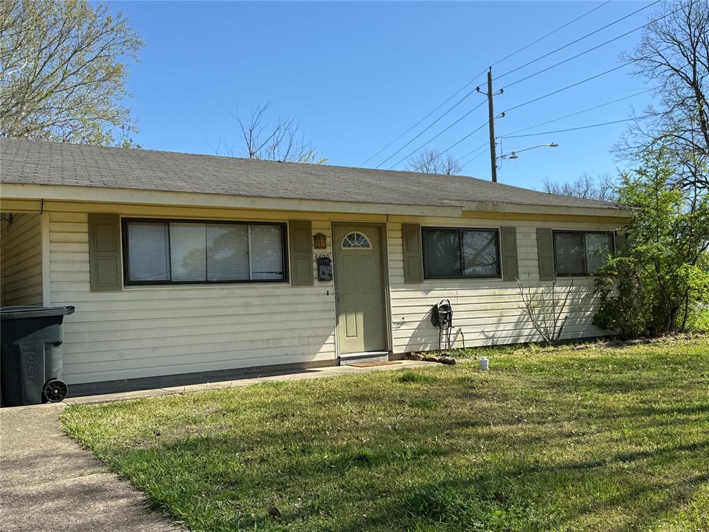 Check out this 3-bedroom 1-bath home on a corner lot! Located near Barksdale Air Force Base. Conveniently located to I-20 and I-49 and everything Shreveport-Bossier has to offer.  Large backyard with dog run. Fence needs repair.  Roof less than 10 years old.  Exterior AC unit replaced 2014 with accommodating upgraded elect box. Gas stove and oven. Luxury Vinyl Plank flooring less than a year old. Must see to appreciate. 2 hour notice required.