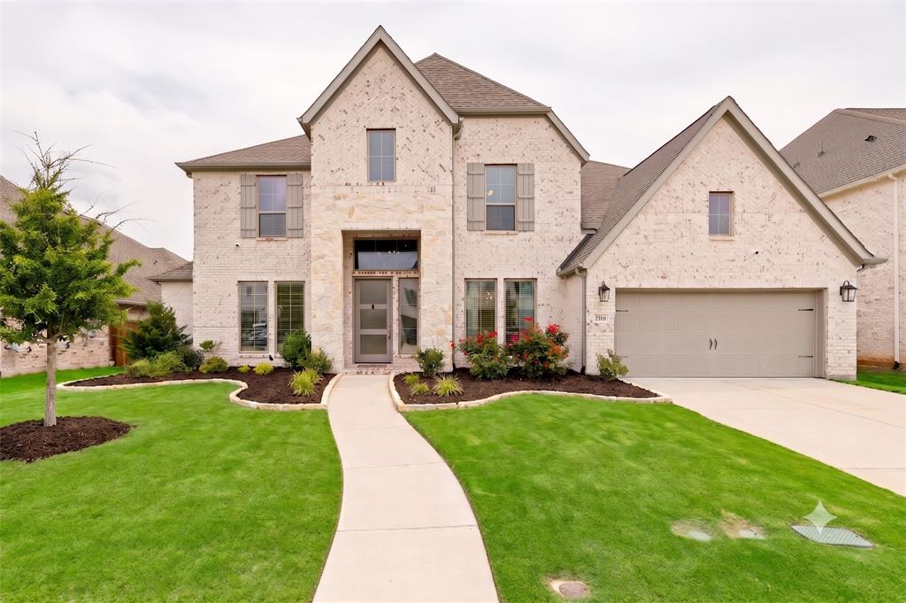 This newly built Perry Home is complete with the recent addition of a heated pool and spa! Situated in the master planned Hillwood community of Liberty, this neighborhood has everything you could want from wide open spaces, to trails, parks and playgrounds, stocked ponds and a tight-kit community feel. As soon as you enter the home you are greeted with a grand 2 story entryway and spiral staircase that separates the dining room and the private office with glass french doors and views of the front yard. The main floor also offers a large 2 story living room  opening to the kitchen , a half bath, and the primary and guest suites that both overlook the pool. Upstairs offers 3 bedrooms 2 full baths (one is a jack and jill), game room, and media room. Improvements made to the exterior after the home was built includes the heated pool and spa with in-ground lighting, non-slip pavers in the backyard, landscaping and lighting. Inside the home the you'll love the primary suite with motorized window shades, a massive bathroom with separate vanities and his and hers closets. Speaking of closets, this house has so much storage including 4 attic spaces. The 3 car tandem garage has epoxy floors and built-in Gladiator steel cabinets. Just in time for summer, this house has it all!