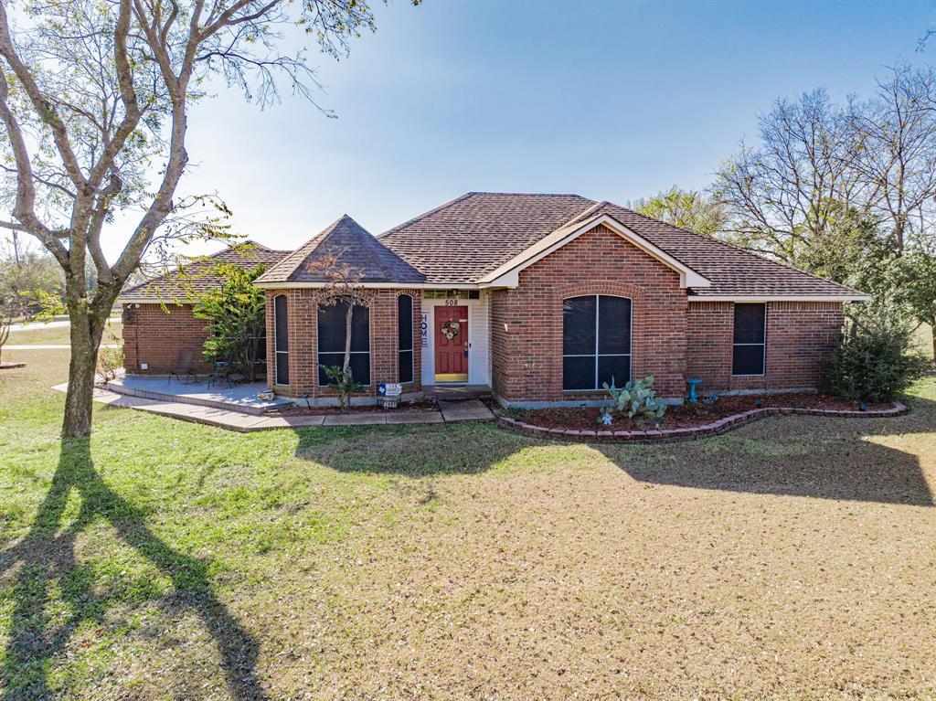 WELCOME HOME!! CORNER LOT and 1.380 acres of space! This cozy home is move in ready! As you enter the home you are greeted by the huge open living room which is also open to the kitchen where you will cook and do all of your entertaining, the dining room faces the front windows which hives a very elegant feel when enjoying those family dinners. The shop has electricity and a RV hook up. The neighborhood is very family friendly with the pond and fishing and playground. NO CITY TAXES!!!! Washer, dryer and fridge and hot tub will convey with the home. Schedule your showing today before its gone!